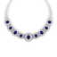 45.69 CTW Royalty Sapphire & VS Diamond Necklace 18K