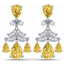 10.41 CTW Royalty Canary Citrine & VS Diamond Earrings