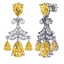 10.41 CTW Royalty Canary Citrine & VS Diamond Earrings - 3