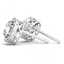 4.40 CTW Diamond Solitaire Earrings VS/SI Certified 14K