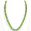100 CTW Peridot & VS/SI Diamond Pave Necklace 14K White - 3