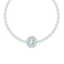 45.12 CTW Royalty Sky Topaz & VS Diamond Necklace 18K - 2