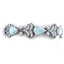 26.1 CTW Royalty Sky Topaz & VS Diamond Bracelet 18K