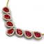 34.72 CTW Royalty Ruby & VS Diamond Necklace 18K Yellow - 2