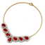 34.72 CTW Royalty Ruby & VS Diamond Necklace 18K Yellow - 3