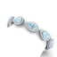 41.87 CTW Royalty Sky Topaz & VS Diamond Bracelet 18K - 2