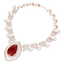 65.75 CTW Royalty Ruby & VS Diamond Necklace 18K Rose - 3