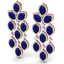 26.15 CTW Royalty Sapphire & VS Diamond Earrings 18K
