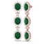 24.52 CTW Royalty Emerald & VS Diamond Earrings 18K - 2