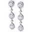 4.45 CTW Royalty Designer VS/SI Diamond Earrings 18K - 2