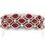47.84 CTW Royalty Ruby & VS Diamond Bracelet 18K Rose