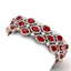 47.84 CTW Royalty Ruby & VS Diamond Bracelet 18K Rose - 2