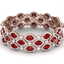 47.84 CTW Royalty Ruby & VS Diamond Bracelet 18K Rose - 3