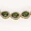 41.6 CTW Tourmaline & Diamond Halo Necklace 10K Yellow - 3