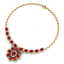 30.70 CTW Royalty Ruby & VS Diamond Necklace 18K Yellow - 2