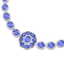 55.84 CTW Royalty Tanzanite & VS Diamond Necklace 18K