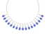 57.15 CTW Royalty Tanzanite & VS Diamond Necklace 18K