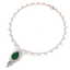 23.43 CTW Royalty Emerald & VS Diamond Necklace 18K - 3
