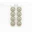 6.14 CTW Diamond Designer Earrings 18K Yellow Gold