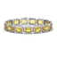 34.91 CTW Fancy Citrine & Diamond Halo Bracelet 10K