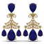11.97 CTW Royalty Sapphire & VS Diamond Earrings 18K