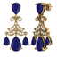 11.97 CTW Royalty Sapphire & VS Diamond Earrings 18K - 3