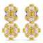 29.21 CTW Royalty Canary Citrine & VS Diamond Earrings