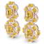 29.21 CTW Royalty Canary Citrine & VS Diamond Earrings - 2