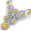 36.51 CTW Royalty Canary Citrine & VS Diamond Necklace