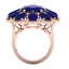 20.63 CTW Royalty Sapphire & VS Diamond Ring 18K Rose - 3