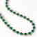 71.87 CTW Emerald & Diamond Halo Necklace 10K White - 2