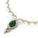 23.43 CTW Royalty Emerald & VS Diamond Necklace 18K - 2