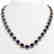 64.01 CTW Sapphire & Diamond Halo Necklace 10K Yellow