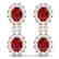 8.98 CTW Royalty Designer Ruby & VS Diamond Earrings