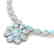 29.34 CTW Royalty Sky Topaz & VS Diamond Necklace 18K - 2