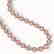 41.6 CTW Morganite & Diamond Halo Necklace 10K Rose - 2