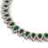 33.4 CTW Royalty Emerald & VS Diamond Necklace 18K Rose - 2