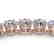 30 CTW SI Certified Diamond Necklace 14K Rose Gold