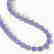 79.99 CTW Tanzanite & Diamond Halo Necklace 10K White - 2
