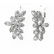 14 ctw Marquise Cut Diamond Designer Earrings 18K White - 3