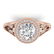 2.2 ctw Certified VS/SI Diamond Art Deco Micro Halo