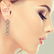 6.01 ctw Pear Cut Diamond Micro Pave Earrings 18K Rose - 3