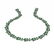 121.83 ctw Emerald & Diamond Necklace 18K White Gold - - 3