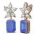 12.69 ctw Tanzanite & Diamond Earrings 18K Rose Gold - - 2