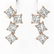 4 ctw Princess Diamond Earrings 18K Rose Gold - - 2