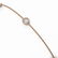 1.65 ctw Pear Cut Diamond Station Bracelet 18K Rose - 3