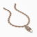 25 ctw Pear Cut Diamond & Pearl Necklace 18K Rose Gold - 2