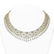 132 ctw Mixed Cut Diamond Designer Necklace 18K Yellow