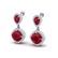 7 CTW Ruby & Micro Pave VS/SI Diamond Certified