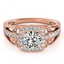 1.3 CTW Certified VS/SI Diamond Solitaire Halo Ring 14K